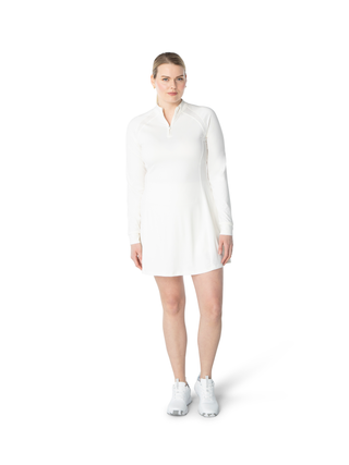Long Sleeve Dress with Shorts Bundle in White