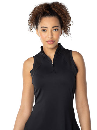 Sleeveless Dress and Shorts Bundle in Black