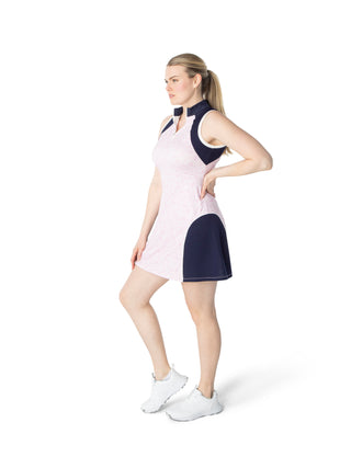 women’s athletic dress in bunker print for golf