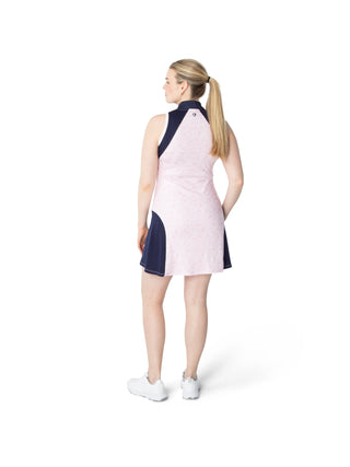 women’s athletic dress in bunker print for golf