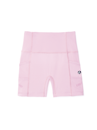 women’s athletic shorts in pink for golf