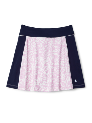 women's skort in bunker print for golf