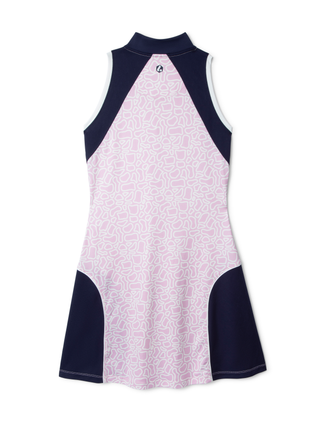 women’s athletic dress in bunker print for golf